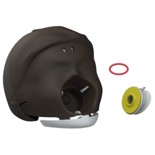 Tête complète pour Laerdal Little Anne avec mâchoire (peau foncée) 