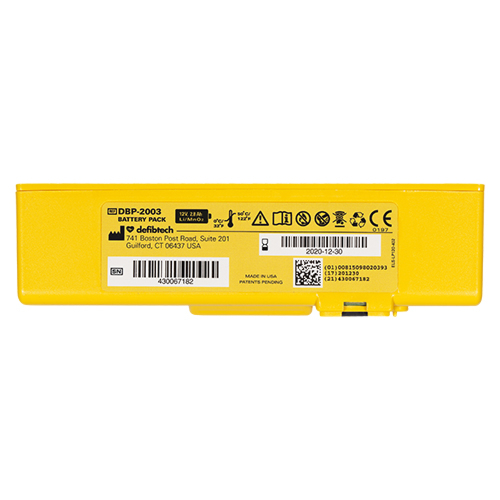 Defibtech Lifeline View Pile de rechange