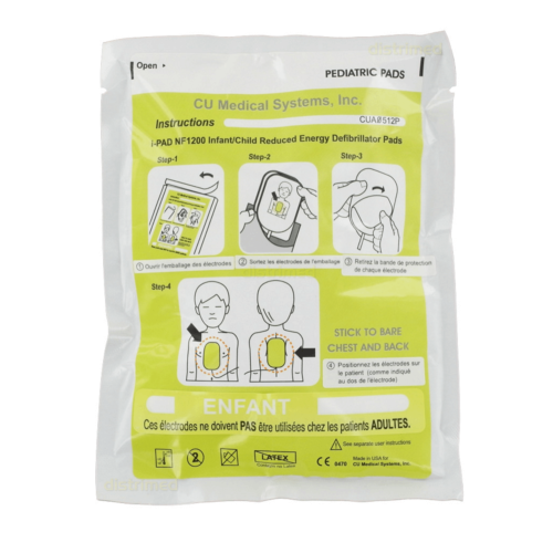 CU Medical i-Pad NF-1200 électrodes pédiatriques - 2238