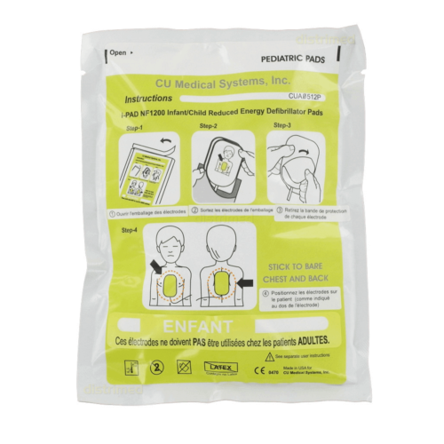 CU Medical i-Pad NF-1200 électrodes pédiatriques - 8948
