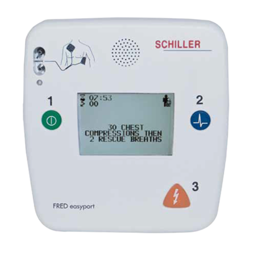 Le Schiller Fred Easyport est un défibrillateur portable.