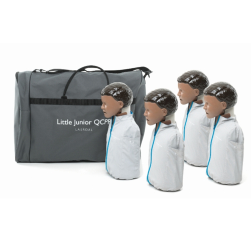 Pack de 4 Laerdal Little Junior QCPR (version noire) - 6768