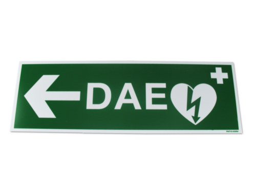 PACK Signalétique DAE 5 autocollants (usage intérieur) - 5559