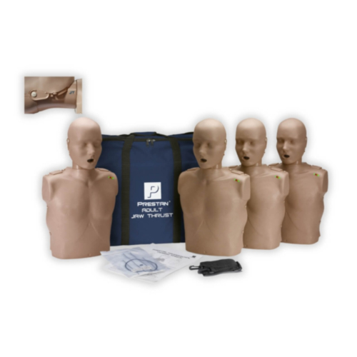 Prestan Jaw-Thrust pack de 4 (peau foncée) 