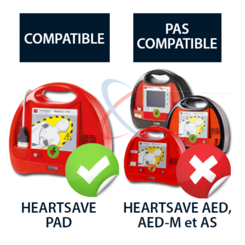 Primedic HeartSave PAD Batterie (d'environ 3 ans) - 7322