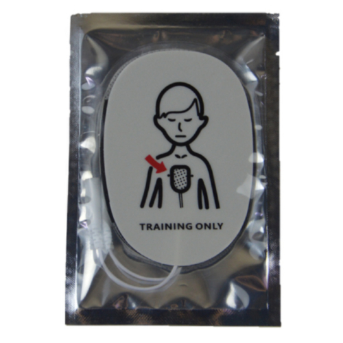 Electrodes pédiatriques pour DAE de formation universel - 7016