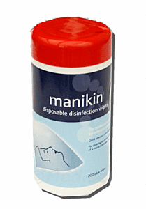 Lingettes désinfectantes Manikin